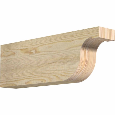 Ekena Millwork Del Monte Rough Sawn Rafter Tail, Douglas Fir, 4"W x 8"H x 24"L RFT04X08X24DEL00RDF